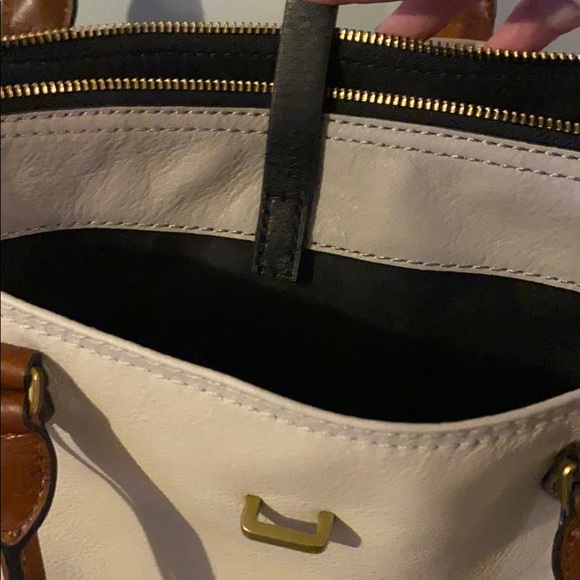 Fossil Color Block Leather Handbag (Moving Sale) - Picture 10 of 10